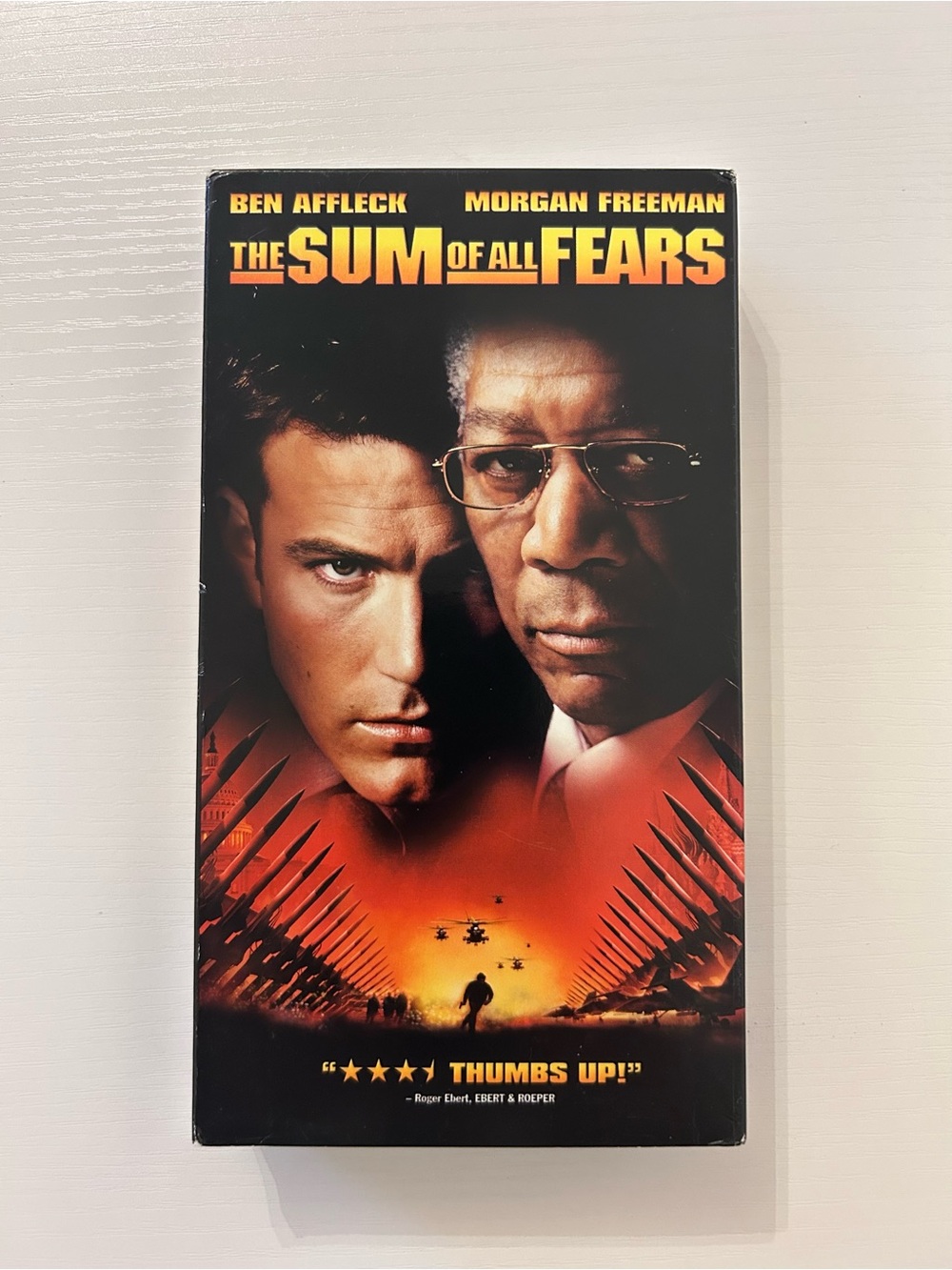VINTAGE 2002 “The Sum Of All Fears” VHS Tape Movie